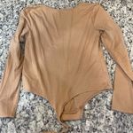 Banana Republic  Camel Long Sleeve Bodysuit Photo 3