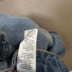 Good American  Women's Blue Denim Fringe Hem Shorts Size 28 PLUS Size Casual Photo 4