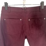 Athleta  Maroon Athletic Walking Pull On Casual Stretch Legging Pants Women Sz S Photo 7