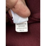 Athleta  Maroon Dress Fitted Full Zip Mock Neck Activewear Athleisure‎ Womens Photo 3