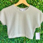 Good American - Silver Sparkling Crop Top | Has Stretch - NWT - 90’s Vibe Photo 1