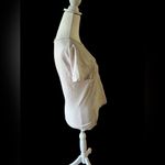 J.Crew White Eyelet Lace Textured Short Sleeve Blouse Photo 3