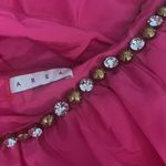 Area NYC magenta pink one shoulder rhinestone embellished crop top Size XS Photo 9