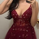 JJ's House red prom dress Photo 2