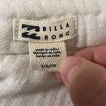 Billabong Sunset Sessions nubby gauze cropped tie-front button shirt size S Photo 8