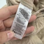 Armani Exchange Cargo Pants Women X Small Beige Drawstring Jogger Pockets Photo 3