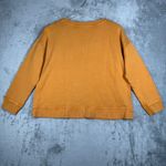 Coldwater Creek Pullover Sweatshirt Womens L Petite Orange Embroidered Boho Photo 2