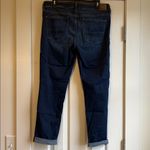 American Eagle  | Dark Wash “Skinny” Cuffed Jeans Size 12 Regular Photo 6