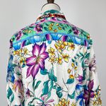 Johnny Was NWOT  Floral Long Sleeves Embroidered Button-Down Shirt Dress Size S Photo 6
