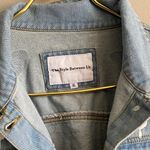 The Style Between Us Women's Light Blue Denim Jacket with Butterfly Embroidery Photo 5