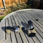 Universal Threads Nwt universal Thread Womens Aaliyah Raffia Strappy Knot Sandal Heels Black 6 Photo 1