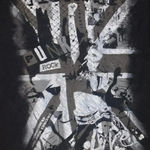 Y2k faded grunge British baby tee Size L Photo 1