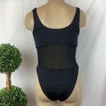 Buffbunny  Black 1 Piece Bodysuit 1 Piece Swim Bathing Suit L Photo 1