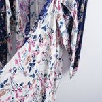 Anthropologie Darn Good Yarn Oversized Floral Lightweight Cardigan Photo 4