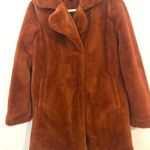 CoffeeShop New York Brown rust Faux Fur Coat Size S women's Photo 0