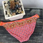Profie Blush Orange & Pink Print Bikini Swim Suit Bottoms Size L Photo 1