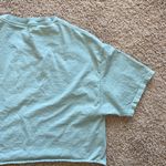 Trust the Universe Green Monet Artwork‎ Quote Cropped Graphic Crewneck Tshirt L Size L Photo 8