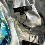 Tart Collections Long Maxi Dress S V Neck Ruffle Back Boho Beachy Flowy Adrianna Blue Photo 7