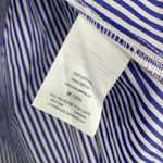 J.Crew Womens Blue Striped Top V Neck Bell Sleeve Size 4 Office Career Casual Photo 5