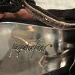 Jacqueline Ferrar  Black Feathered Sandals Photo 3