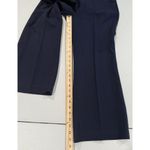 Theory  Laleenka Flare Crepe Dress Pants Women 2 Navy Workwear Academia Old Money Photo 5