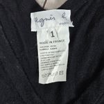 Vintage Agnes B. Paris Black Deep V Photo 2