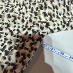 Sarah Spencer Women's Lambswool Angora Button Front Cardigan Tan Black Size PM Photo 4