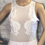 Charlotte Russe White Lace Cocktail Dress M Photo 1