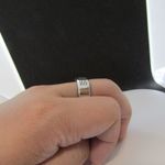 Handmade American Flag stainless steel ring - US size 9 Photo 3