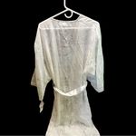 Natori Women’s Sheer Floral Lace Robe size L White Size L Photo 2