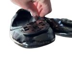 Tory Burch  - Reva Black Patent Leather Flats Sz 7 Photo 7