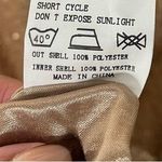 Revelry Chloe Sequin Dress Gold Maxi Floor Length Gown Scoop Open Back Womens 4 Photo 4