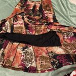 JM Collection  Abstract Boho Midi Skirt – Multicolor Pleated Photo 6