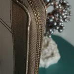 Fossil  Jodi Style Zip Around Wallet Wristlet in Ivory and Shimmer Gold Photo 3