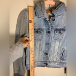 American Eagle  denim hooded jacket size M Photo 8