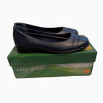 Easy Street Women's Hayes Flat Navy Size 8w Photo 5