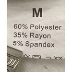 Medium White Sleeveless V Neck Top Eyelet Pattern Polyester Rayon Spandex Blend Size undefined Photo 5