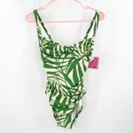 Kate Spade Swimsuit Size Extra Small One Piece NWT Bitter Greens Leaf Swim Beach Photo 2