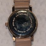 Japan stainless steel Light Pink Ladies Watch. Pink Leather Band And Pink Face Gold Photo 2