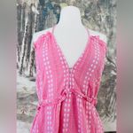 Urban Outfitters Free People Cleobella Oliver Ruffle Empire Waist Midi Dress In Pink Medium NWOT Photo 2