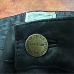 Current/Elliott  Lamb Leather Crop w/ Long Zip Black Skinny Pants Photo 6