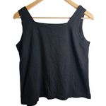 Fresh Produce  Black Square Neck Sleeveless Cotton Tank Top Womens Size Small Photo 1
