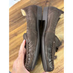 Women's SAS Brown Alligator Print Loafers 11.5 Photo 6