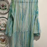 Nouveau Beach Beaded Turquoise Cover Up Green Size XL Photo 7