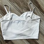 Blvd  white spaghetti strap crop top Photo 3