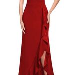 WOOSUNZE NWT  Women's High Neck Sleeveless Split Bodycon Mermaid Long Dress Photo 0