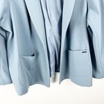 Calvin Klein Blue Lined Front Pockets Open Blazer, Size 24W Photo 6