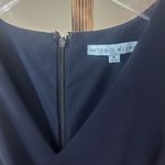 Antonio Melani  Navy Sleeveless Peplum Wide-Leg Jumpsuit – Women’s Size 6 Photo 3