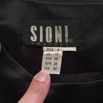 Vintage 90s Sioni Couture women’s silky black fitted sleeveless top, size 8 Photo 1