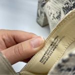 Steve Madden  Rookie Faux Leather Grey Snake Embossed Ankle Boots 9 Western Photo 5